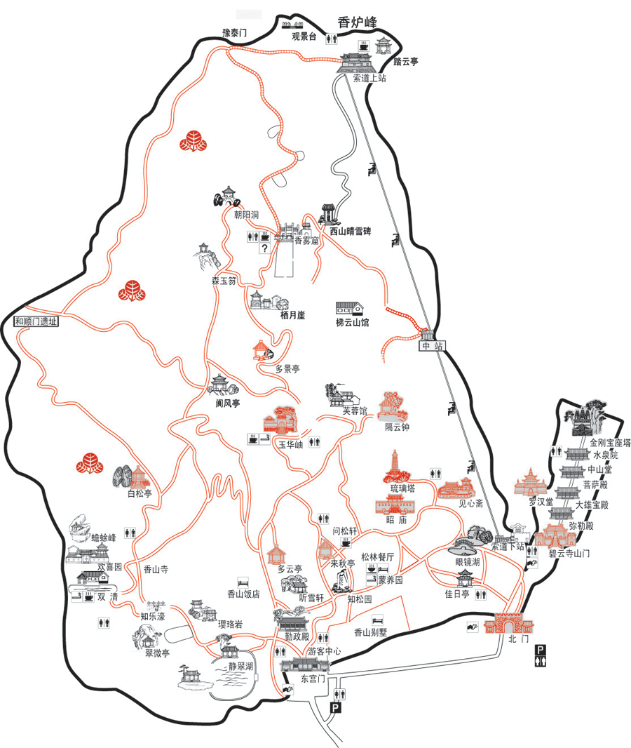 北京香山公园 香山公园门票 香山公园赏玩攻略