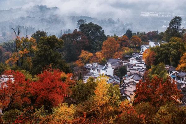 安徽秋天红叶最美的地方